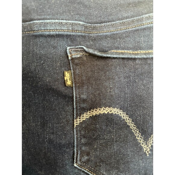 LEVI'S 512 WOMEN'S BOOTCUT SLIMMIMG STRETCH JEANS Dark Wash Sz24W - Picture 2 of 5